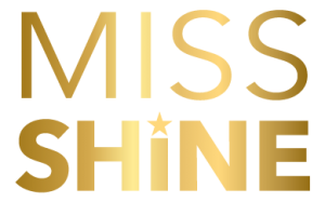 Miss Shine logo golden